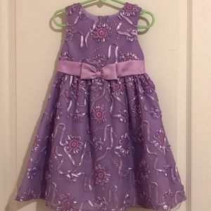Rare Editions Purple Special Occasion Dress
